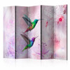 Paraván - Colourful Hummingbirds II [Room Dividers]